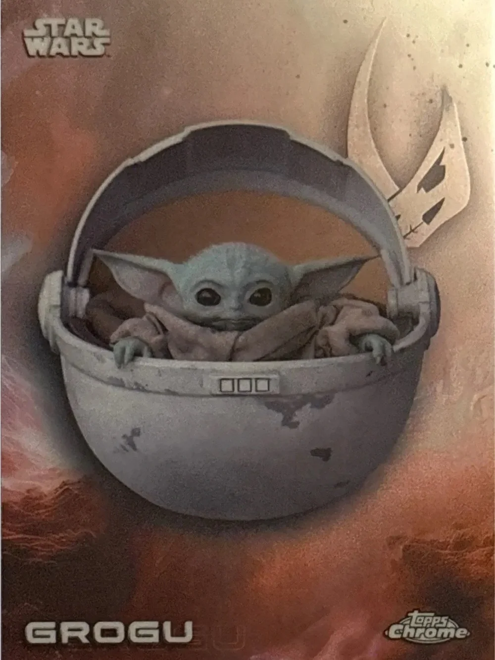 Topps Chrome Star Wars Grogu - Picture 1 of 2